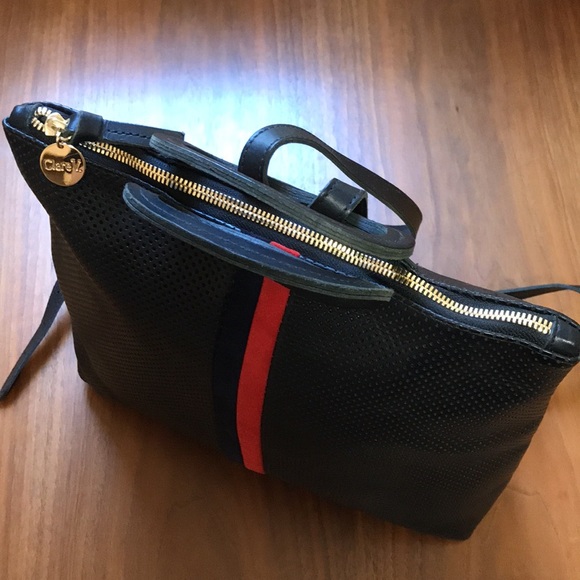 8/25 LAST DAY📦 Clare V Marcelle Black Perforated Leather Backpack - Picture 4 of 11